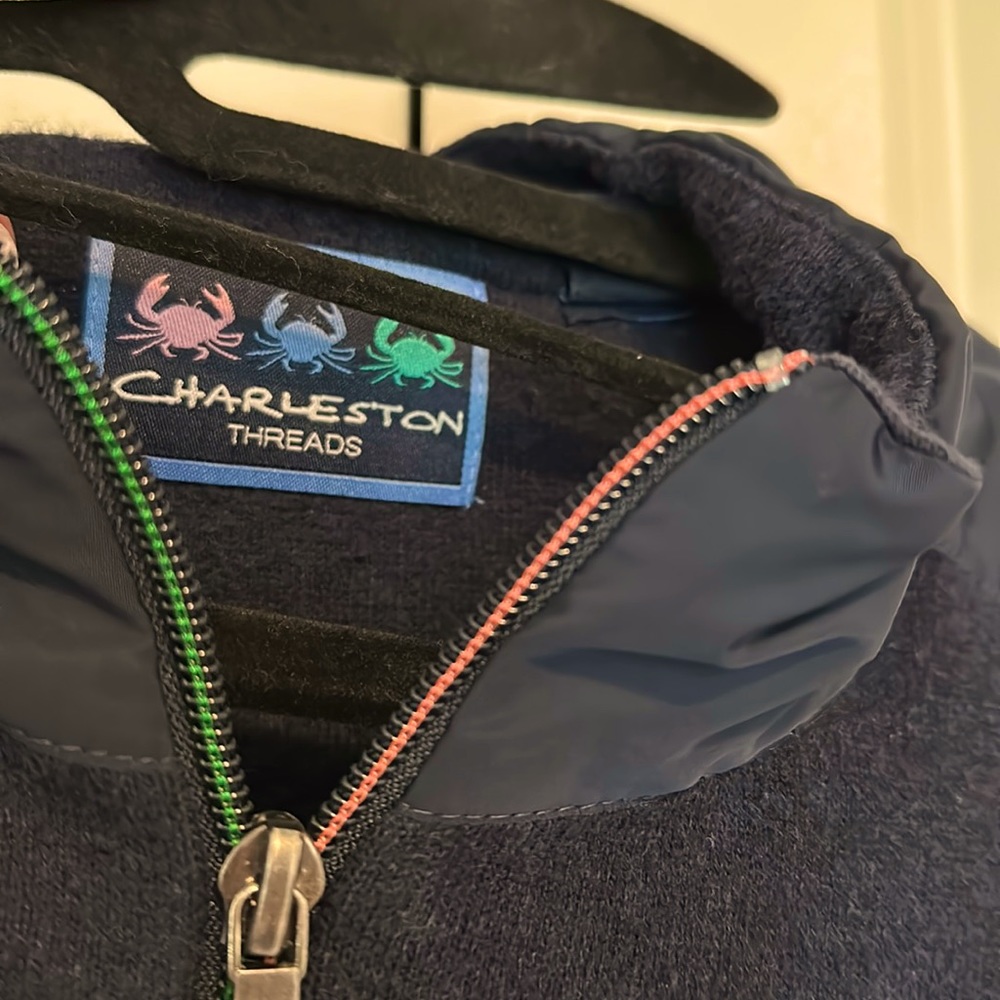 XL Charleston Threads half zip sweater